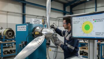 Servicio técnico y corrección de vibración en vuelo